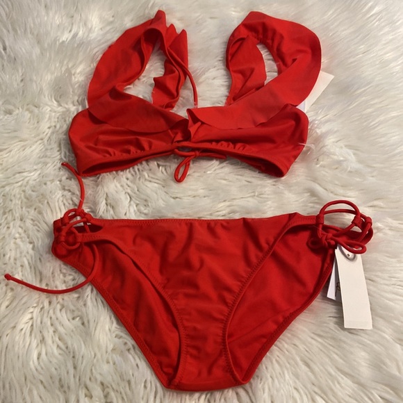 Raisins Two pieces swim brand new with tags size XL color red - Picture 16 of 17